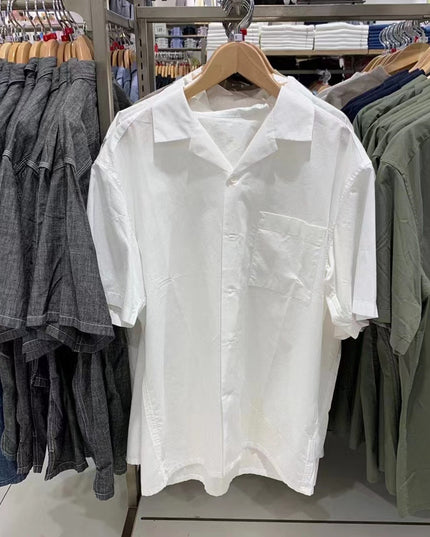 Men's Modal Cotton Blended Open Collar Shirt