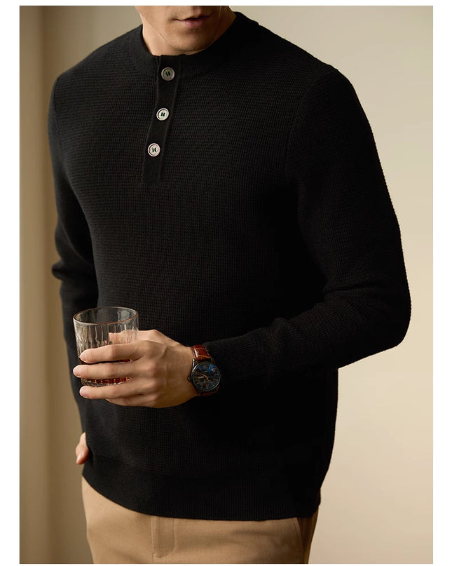 Men's American-style Business Casual All-match Pullover Sweater