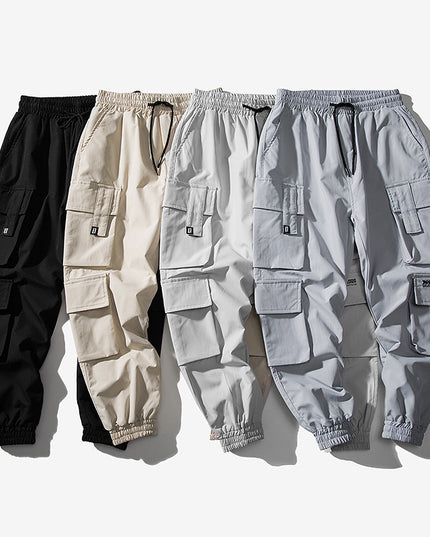 Spring functional wind boys hip hop harem pants