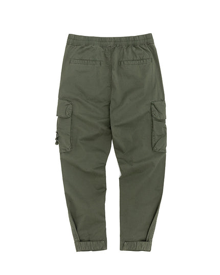 Workwear men's multi-pocket pants elastic waist
