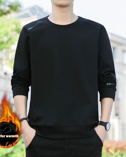 Brushed Hoody Men's Plus Sized And Lengthened Sleeves T-shirt