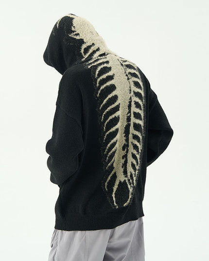 Men's Design Sense Hooded Casual Loose Sweater