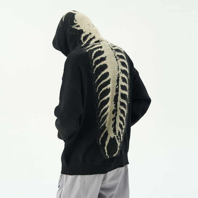 Men's Design Sense Hooded Casual Loose Sweater
