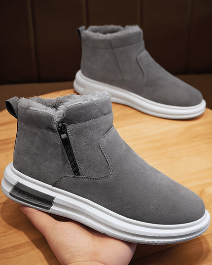 Solid Color Pig Bar Leather Casual Men's Shoes