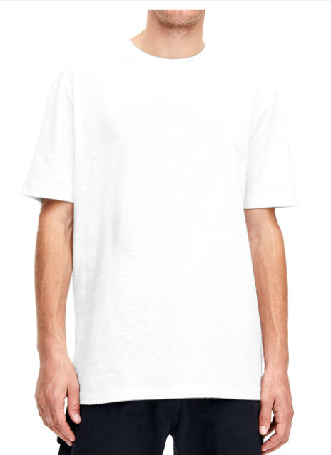 Large Round Neck Men's And Women's Short Sleeved T-shirt