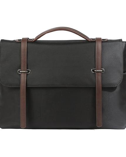 Men’s Portable Casual Canvas Shoulder Bag | Large & Small Sizes, Notebook & Tablet Compatible