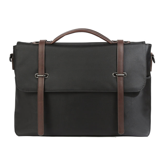 Men’s Portable Casual Canvas Shoulder Bag | Large & Small Sizes, Notebook & Tablet Compatible