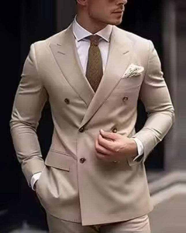 Suit Men's Two-piece Suit Business Best Man Leisure