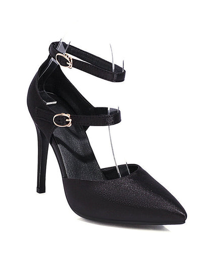 Hollow Women's Shoes Buckle Strap Stiletto Heel Pumps