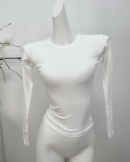 Shoulder Modal Stretch Tight Sports Long Sleeve