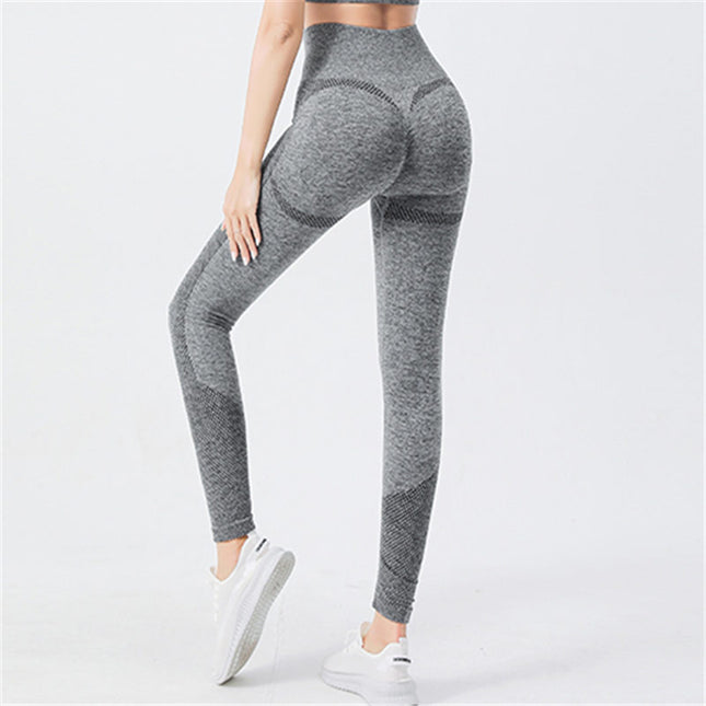 Women's High Waisted Leggings Are Breathable Elastic Shaping And Suitable For Running Yoga And Exercise