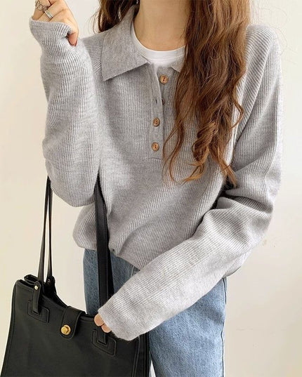 Loose-fitting Long Sleeve Sweater Women