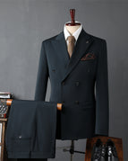Dark Green Suit Suit Trousers
