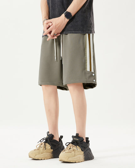 Edge Mesh Breathable And Loose Comfortable Cropped Pants