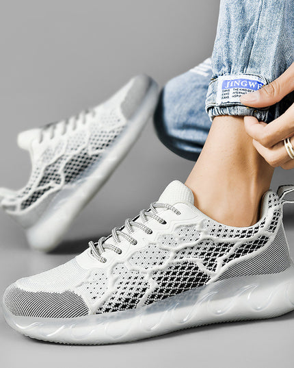 Men's Fashion Casual Fly Woven Mesh Shoes