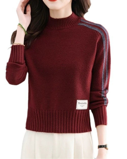 Short Sweater Women's Small Foreign Wool Bottoming Shirt Autumn And Winter