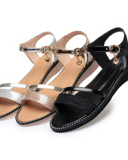 Soft Bottom Non-slip Flat Heel All-matching Low Heel Sandals
