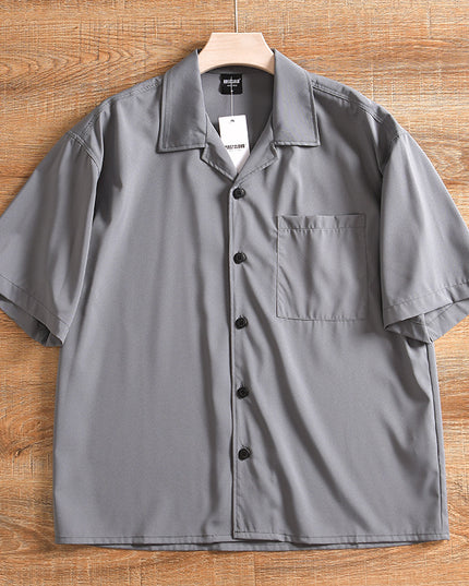 Men's Lightweight Breathable Quick-drying Loose Short Sleeve Shirt