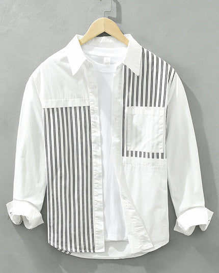 Cotton Long-sleeved Shirt Loose Japanese Style Casual