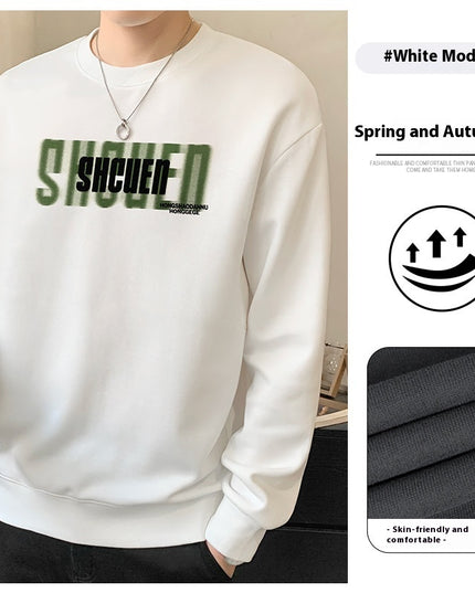 Round Neck Heavy Sweater For Men Spring And Autumn New