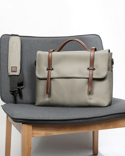 Men’s Portable Casual Canvas Shoulder Bag | Large & Small Sizes, Notebook & Tablet Compatible