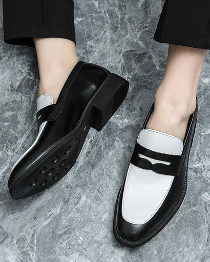 British Style Korean Style Slip-on Casual Leather Shoes