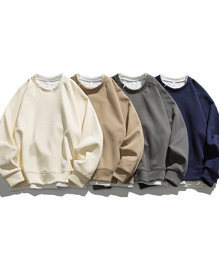 Heavy Fake Two-piece Round Neck Sweater