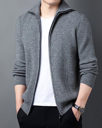 Spring And Autumn New Casual Men's Outerwear Sweater