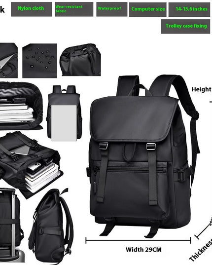 Waterproof Rucksack Backpack Large Capacity High Sense Men