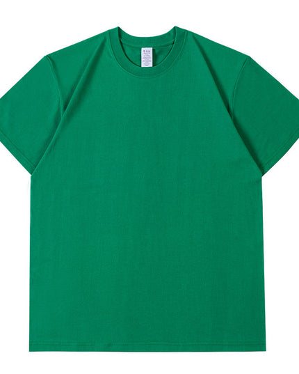 Pure Cotton Short Sleeve Solid Color Fashion Brand Loose Half Sleeve Blank T-shirt