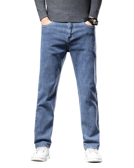 Straight-leg Pants Dad Men's Casual Trousers