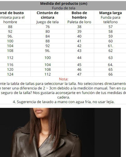 Mid-length Leather Wind Coat Women's Large Swing Coat