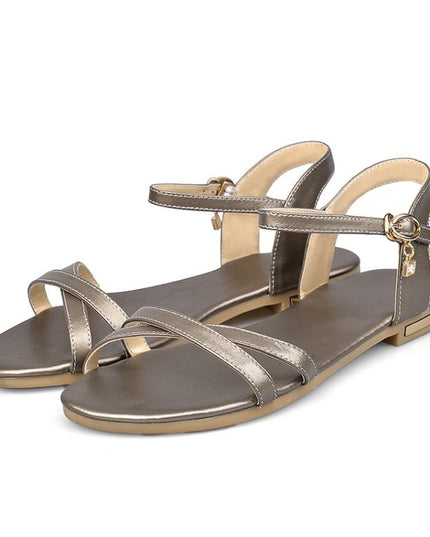 Women's Large Size Flat Toe Sandals