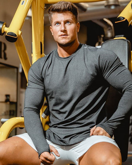 New Muscle Fitness Long Sleeve Men's T-Shirt
