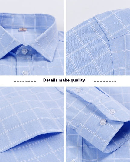 Shirt Men's Long Sleeve Spring And Autumn Middle-aged Loose Casual Men's Shirt