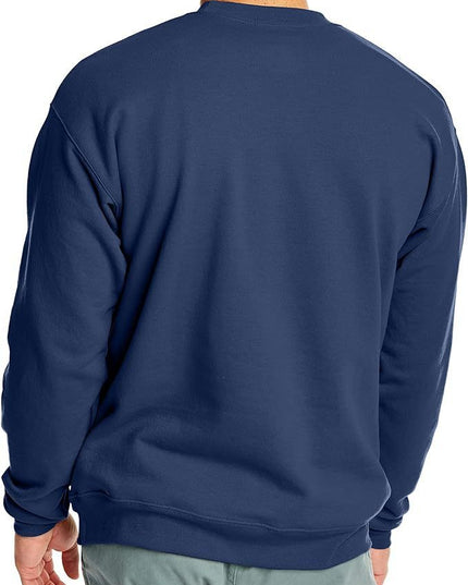 Solid Color Fashion Personality Round Neck Men's Top