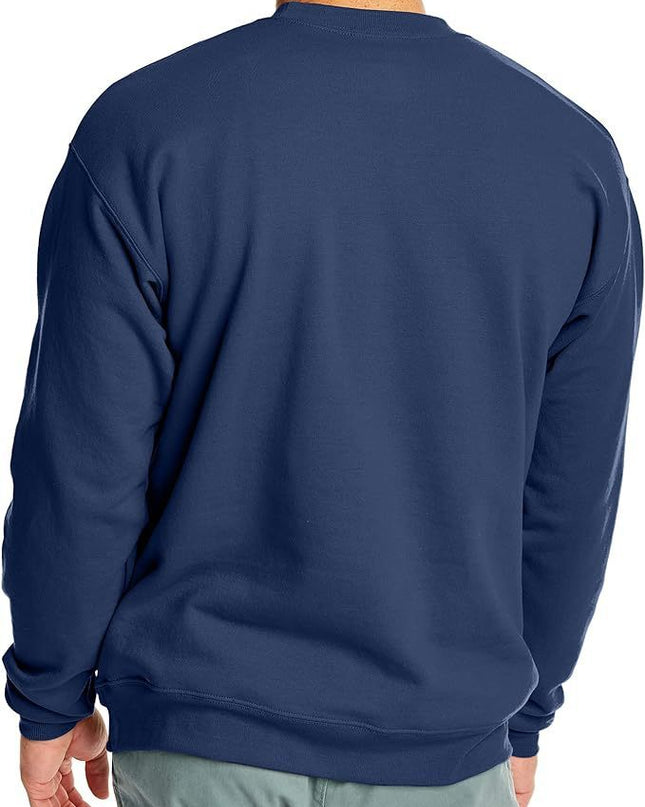 Solid Color Fashion Personality Round Neck Men's Top
