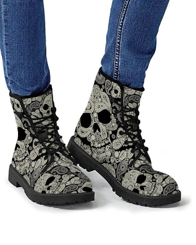 Men's British PU Men's Shoes Fashion Tooling Boots