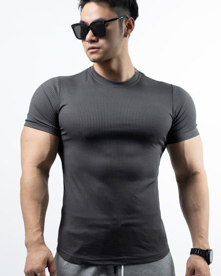 Men's Trendy T-shirt Bottoming Shirt Quick-drying Stretch