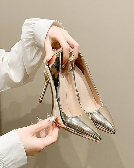 Pointed Slip-on High-grade Stiletto Heel Heel Temperament