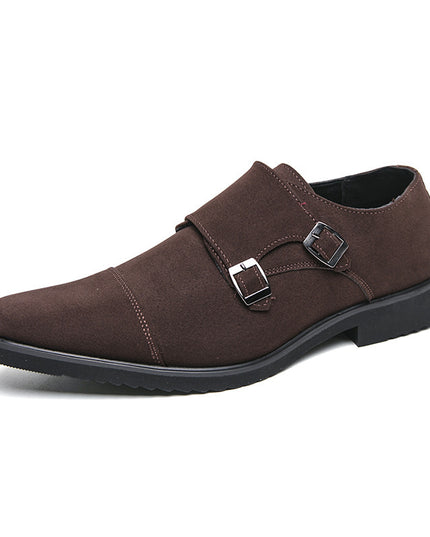 Men's Fashion Black Business Leather Shoes