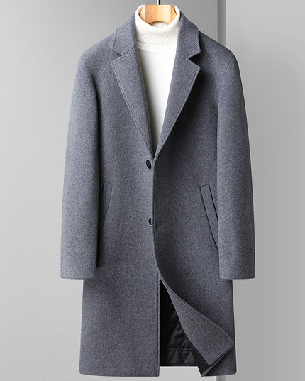 Woolen Coat Men's Business Korean Version
