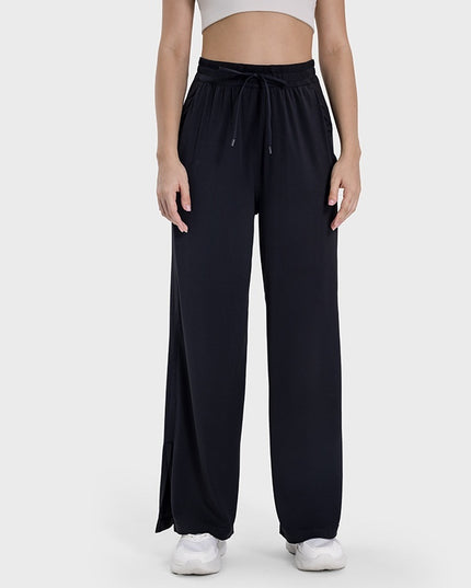 Loose Yoga Pants Side Pocket Leisure
