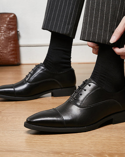 New Height Increasing Insole Business Formal Wear Soft Bottom Oxford Shoes