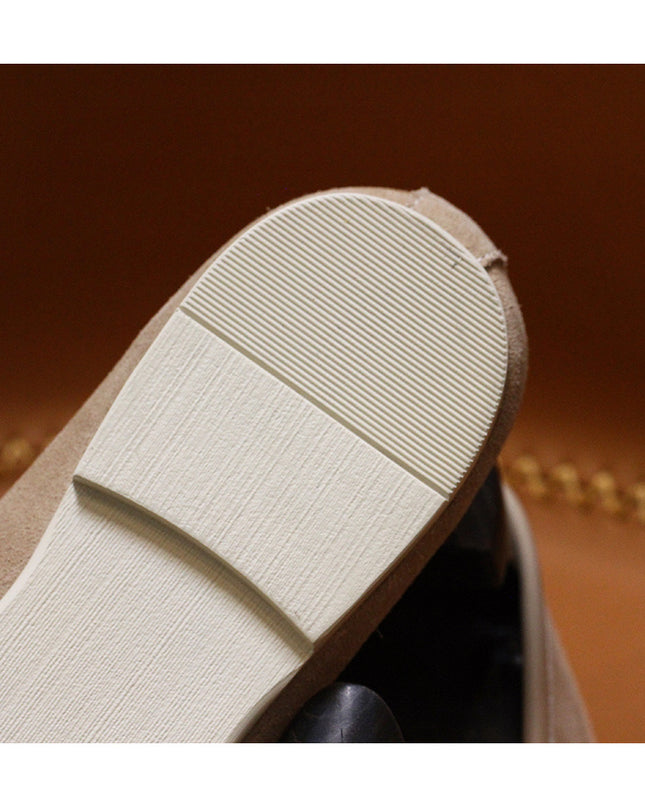 Men's Casual Retro Leather Slip On Shoes