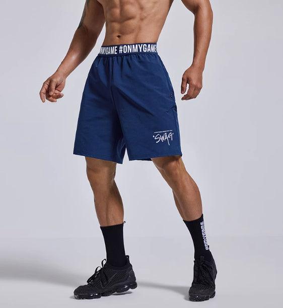 Men's Shorts Loose Sports Workout Cropped Pants Breathable