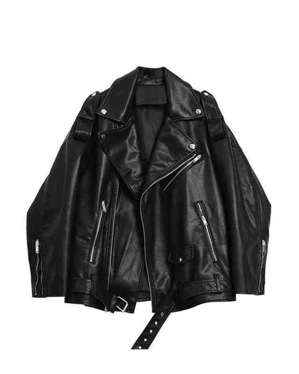 Leather Coat Women's Autumn All-matching