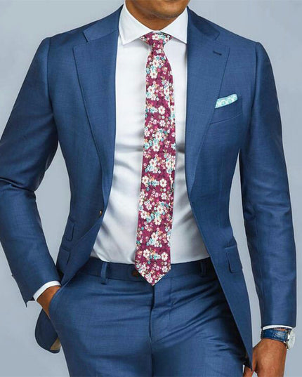 Two Piece Business Casual Suit For The Groom