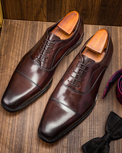 Men's Business Formal Three-joint Oxford Shoes
