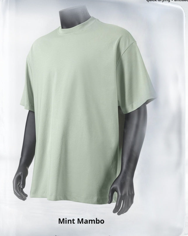 Spring And Summer Mint Mambo Teenagers Loose Men's T-shirt